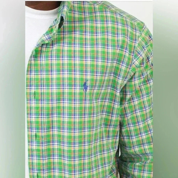 Ralph Lauren Custom Fit Multicolor Dress Shirt (00671) - Picture 2 of 12